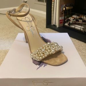 Jessica Simpson Pearl heels